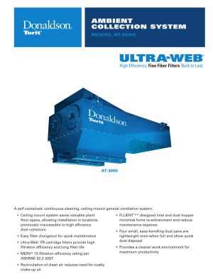 AT-3000 Ambient Air Weld Fume Collector Brochure Download | AIRPLUS Industrial