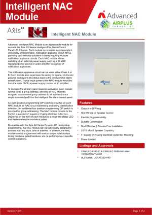 Intelligent NAC Module download brochure icon | AIRPLUS Industrial