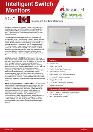 Intelligent Switch Monitors download brochure icon | AIRPLUS Industrial