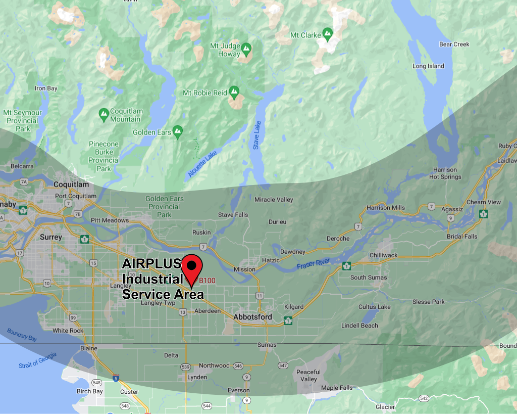 Service Area Map | AIRPLUS Industrial