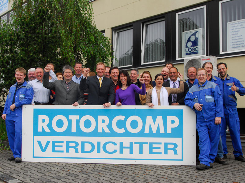 ROTORCOMP Screw Compressor TEAM | AIRPLUS Industrial