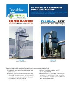 Donaldson FT Pulse Jet baghouse dust collector brochure download icon | AIRPLUS Industrial