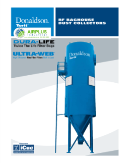Donaldson RF Series Baghouse Dust Collector brochure download icon| AIRPLUS Industrial