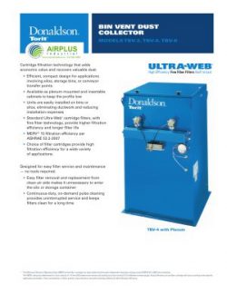 Donaldson Bin Vent dust collector brochure download icon | AIRPLUS Industrial