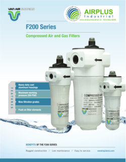 Compressed air line filters catalogue | AIRPLUS Industrial