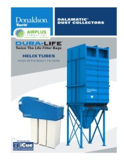 Donaldson Cased Dalamatic Baghouse Dust Collector brochure download icon | AIRPLUS Industrial