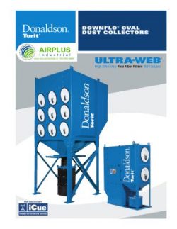 Donaldson Downflo Oval dust collector brochure download icon | AIRPLUS Industrial