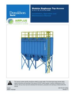 Donaldson Modular (MBT Series) baghouse dust collector brochure download icon | AIRPLUS Industrial